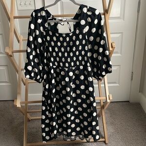Black & White Polka Dot Dress
